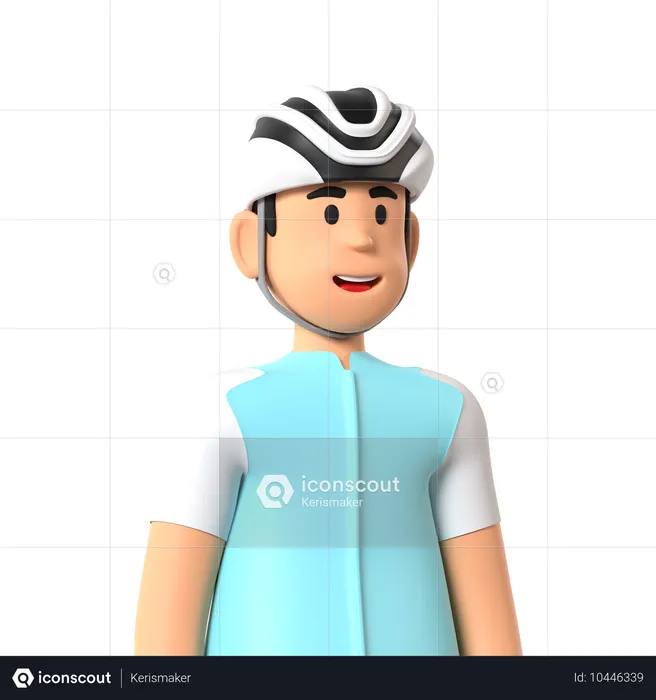 Ciclista  3D Icon