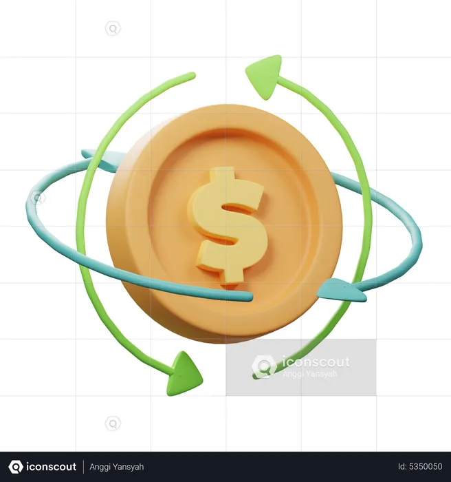 Ciclo de inversión  3D Icon