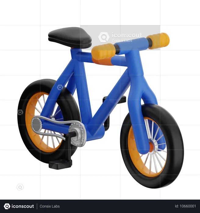 Ciclo deportivo  3D Icon