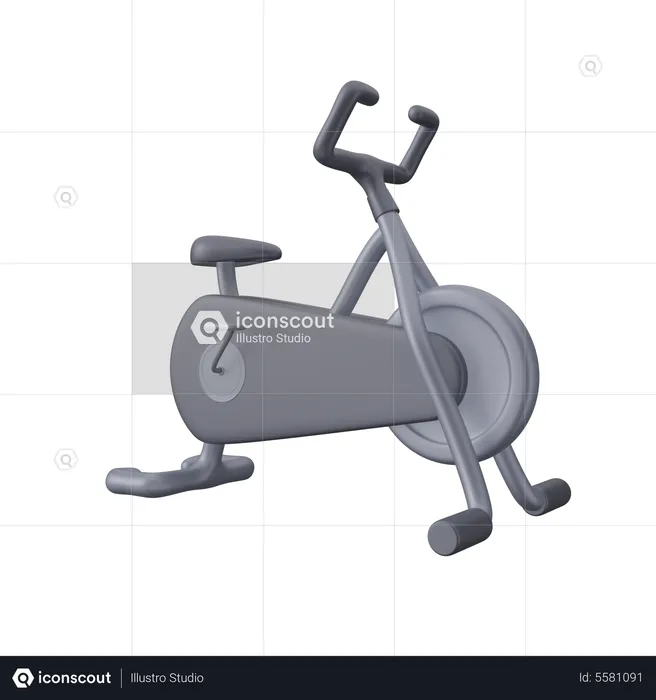 Ciclo de gimnasia  3D Icon