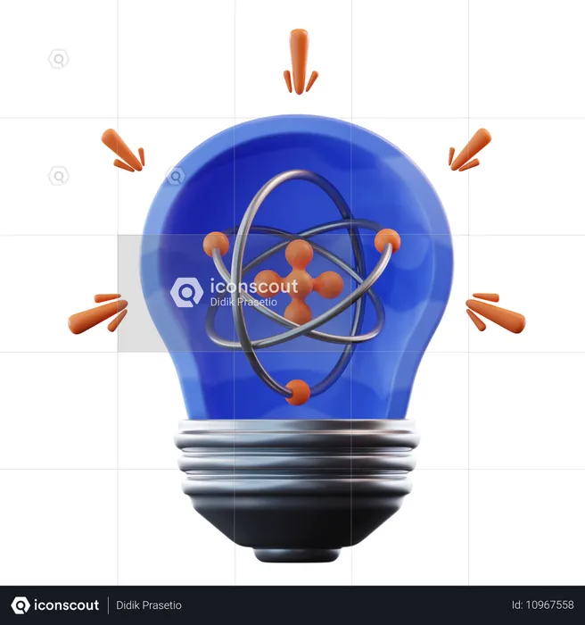 Innovación científica  3D Icon