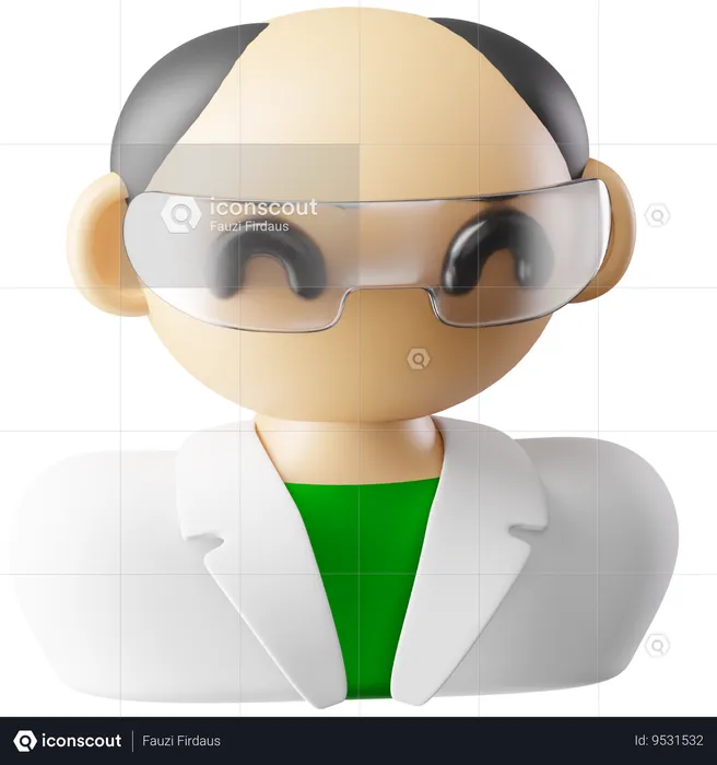 Científico  3D Icon