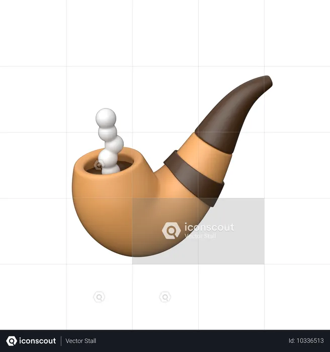 Pipe à cigare  3D Icon