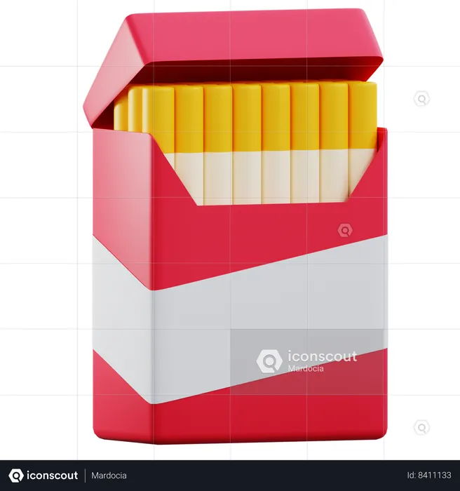 Cigarette  3D Icon