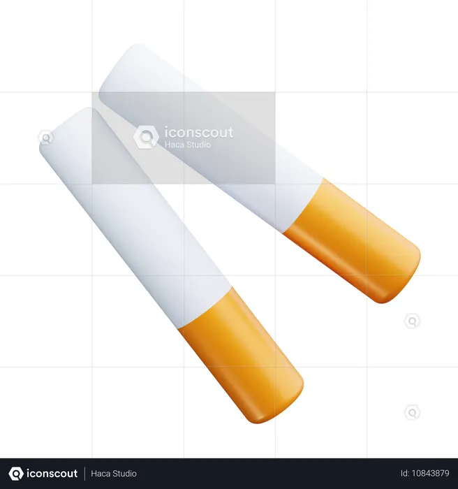 Cigarette  3D Icon