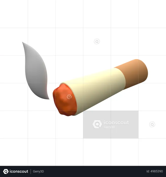 Cigarrillo  3D Icon