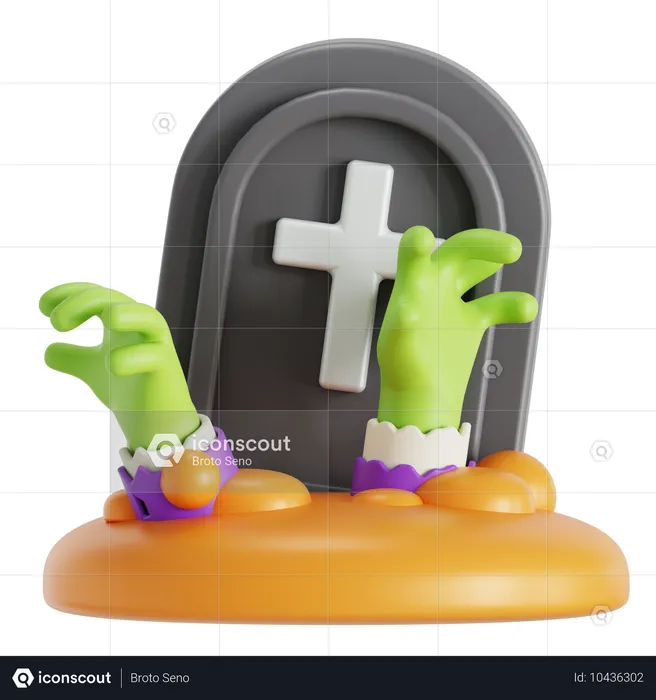 Cimetière  3D Icon