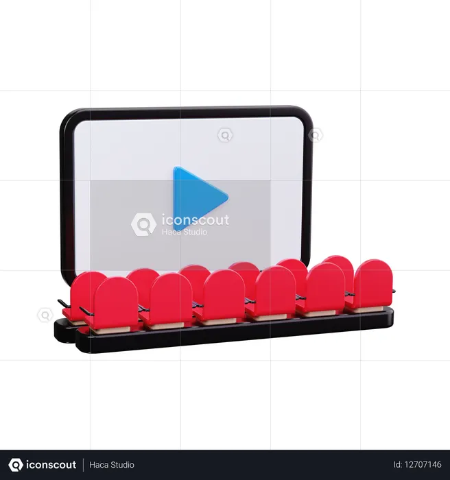 シネマ  3D Icon