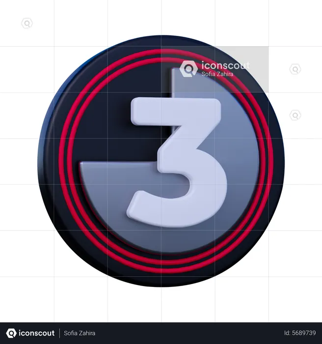Cinema Countdown Time  3D Icon