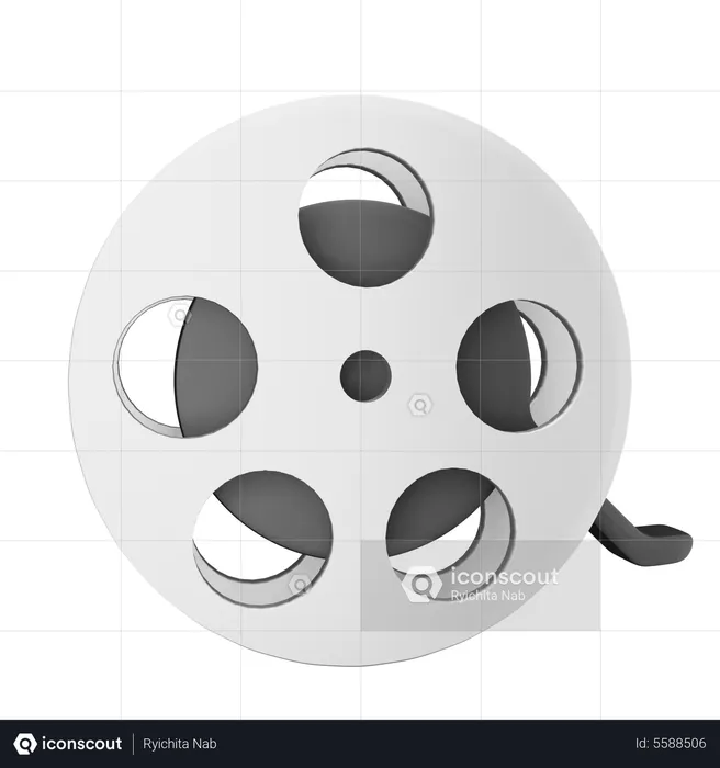 Cinema Roll  3D Icon