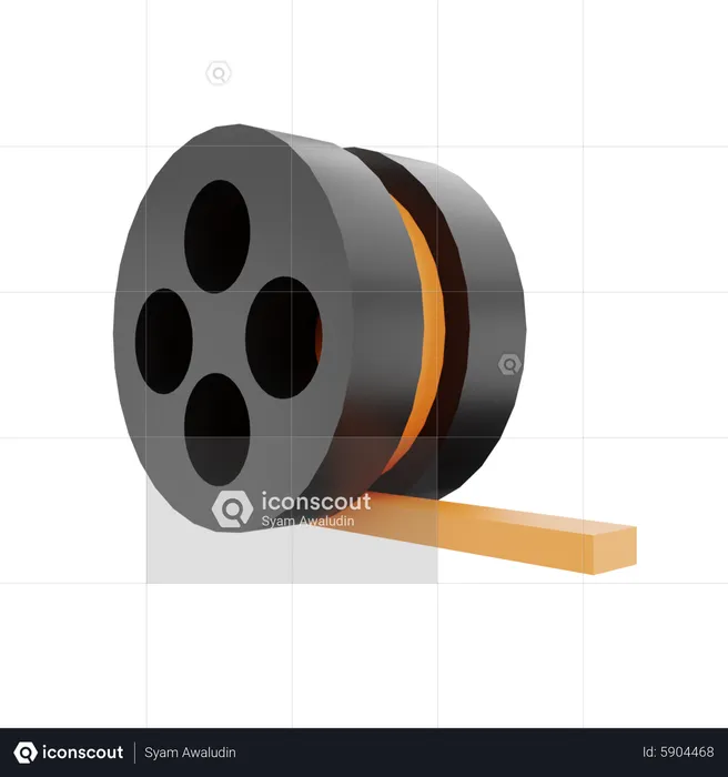 Cinema Roll  3D Icon