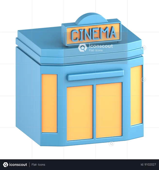 Teatro de cinema  3D Icon