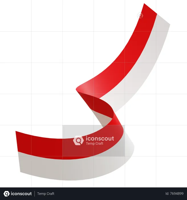 Cinta indonesia  3D Icon