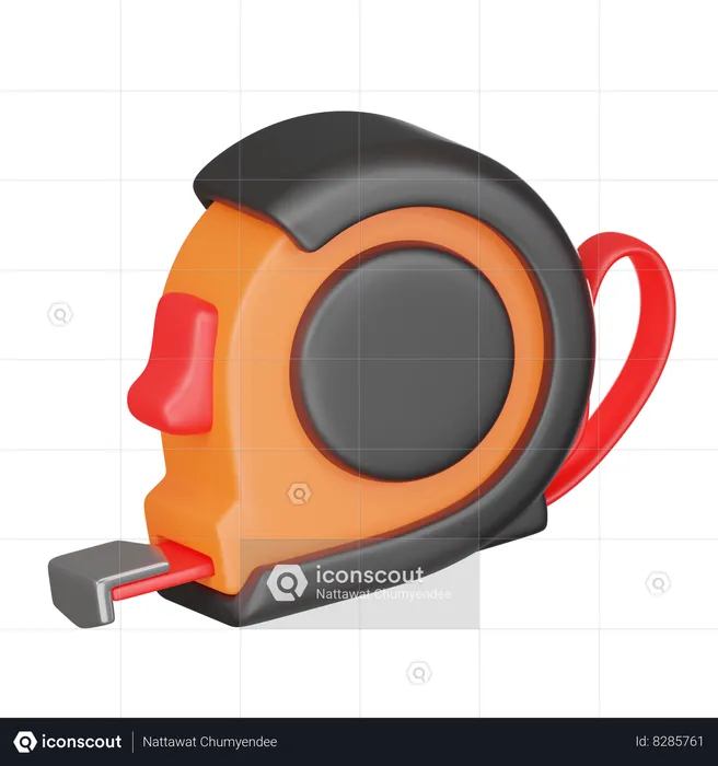 Cinta métrica  3D Icon