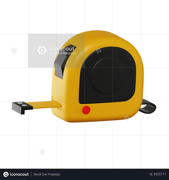 Cinta métrica  3D Icon