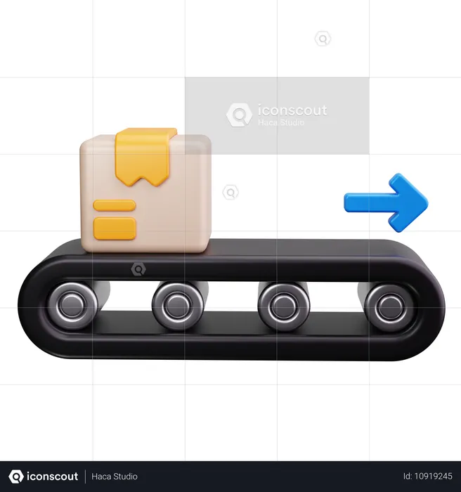Cinta transportadora  3D Icon