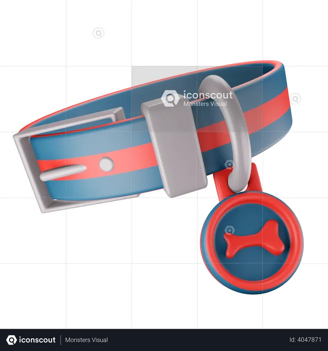 Cinto para animais de estimação  3D Icon