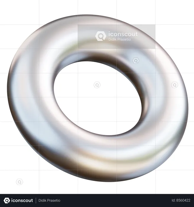 Circle  3D Icon