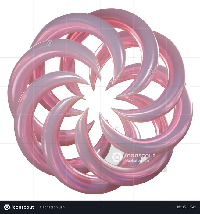 Circle Abstract  3D Icon