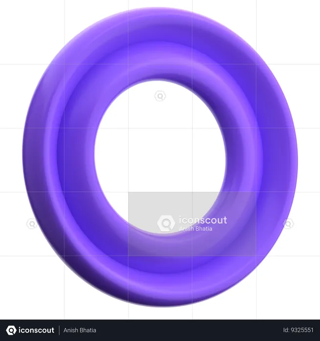 Circle Abstract Shapes  3D Icon