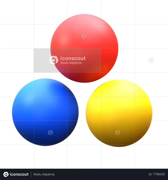 Circle Chart  3D Icon