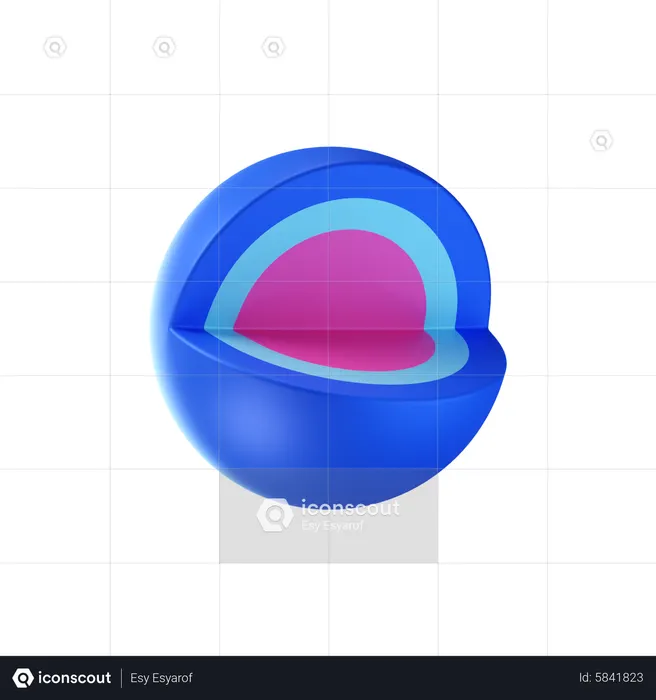 Circle Chart  3D Icon