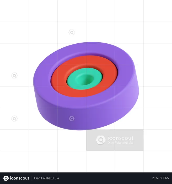 Circle Chart  3D Icon