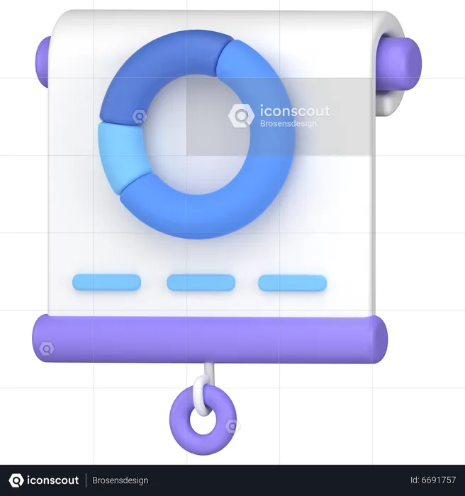 Circle chart  3D Icon