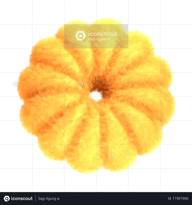 円形  3D Icon