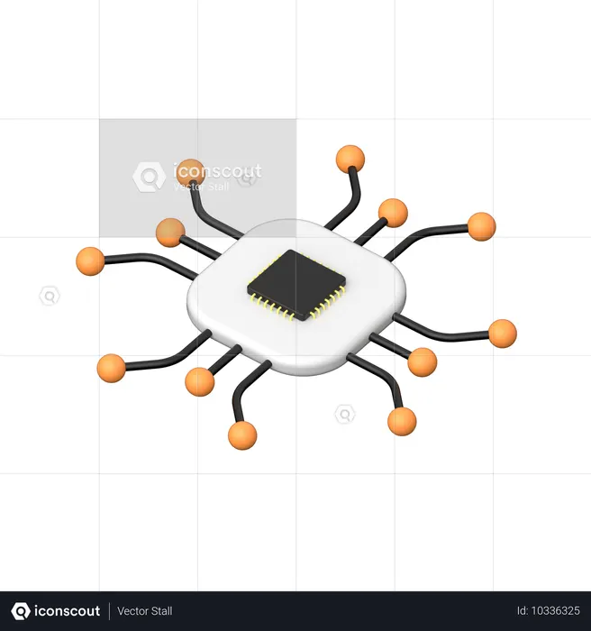 Circuit  3D Icon