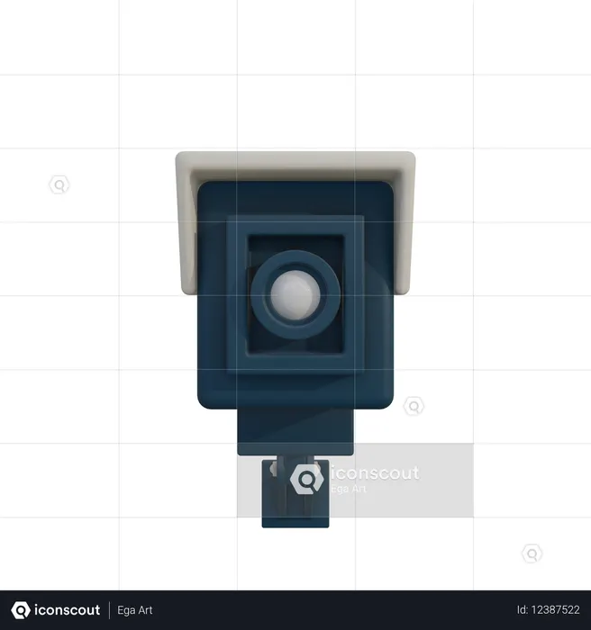 Circuito cerrado de televisión  3D Icon