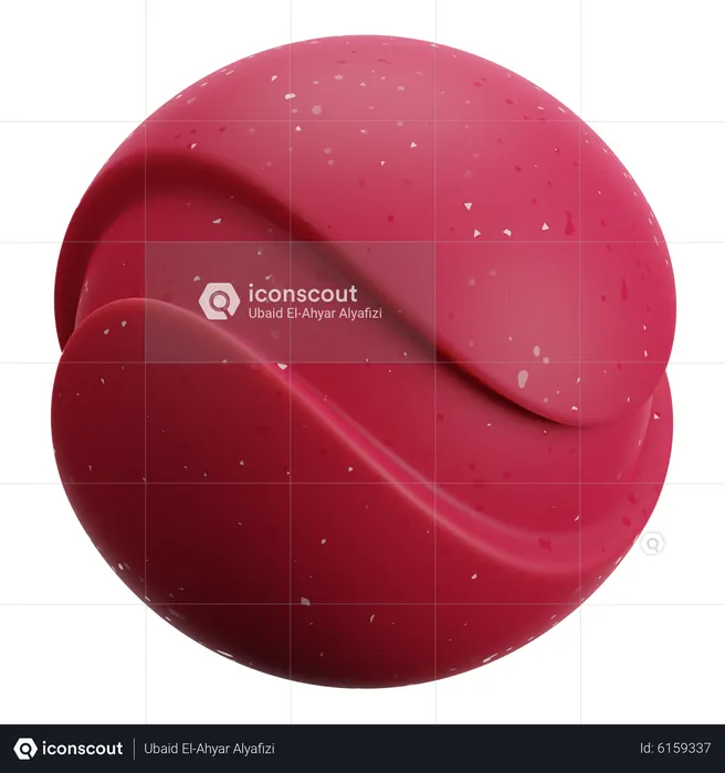 Circular Abstract  3D Icon