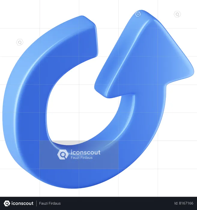 Circular Arrow  3D Icon