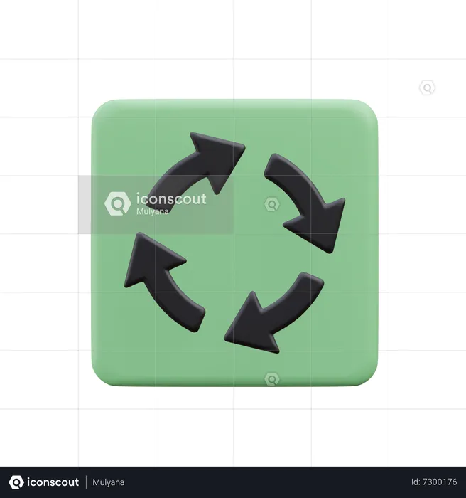 Circular Arrow  3D Icon