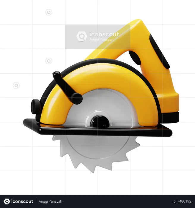 Circular Saw  3D Icon