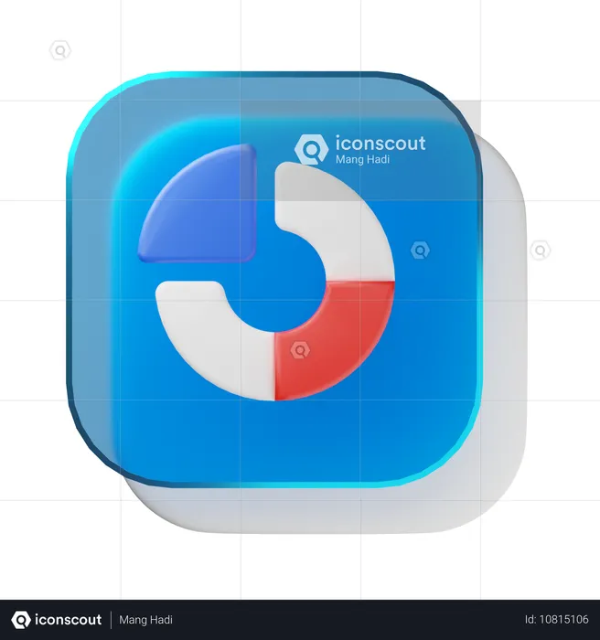 Gráfico Circular  3D Icon