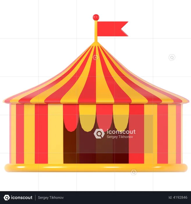 Circus  3D Illustration
