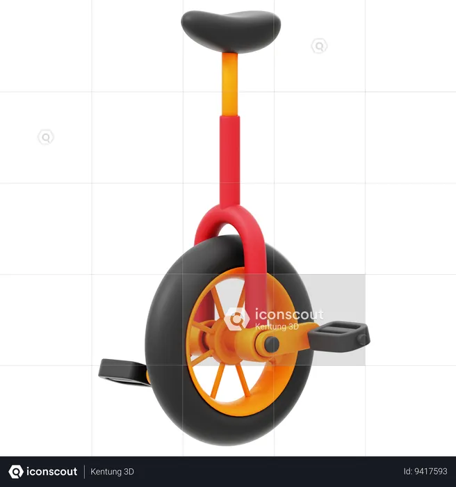 Circus Bike  3D Icon