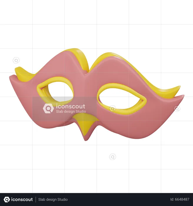 Circus Mask  3D Icon
