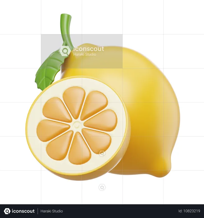 Citron  3D Icon