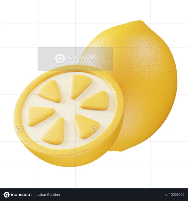 Citron vert  3D Icon