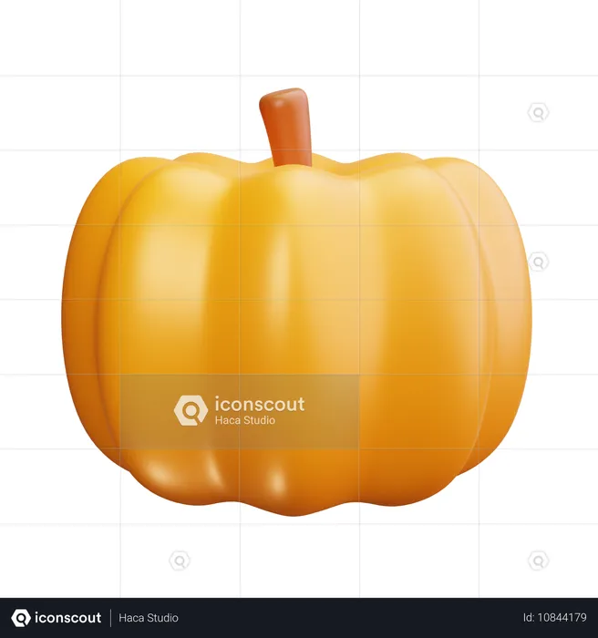 Citrouille  3D Icon