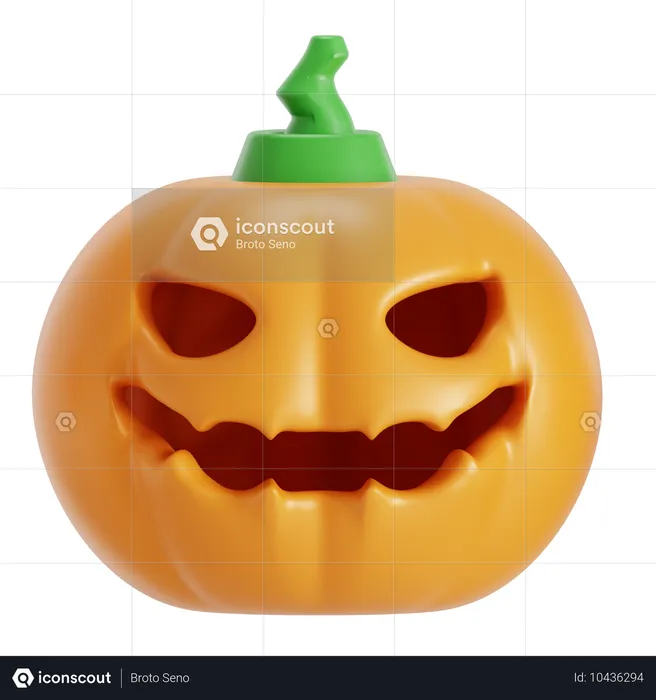 Citrouille d'Halloween  3D Icon