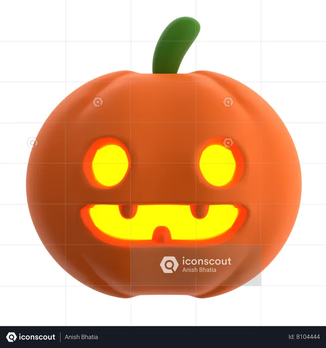 Citrouille d'Halloween  3D Icon