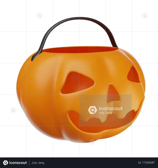 Citrouille sculptée  3D Icon
