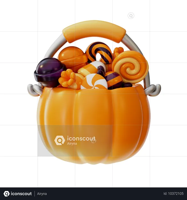 Bonbon à la citrouille  3D Icon