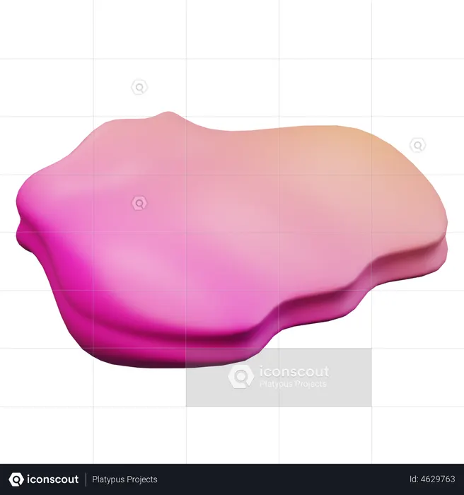 Clam Fish  3D Illustration