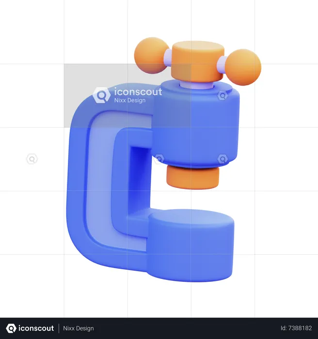Clamp  3D Icon