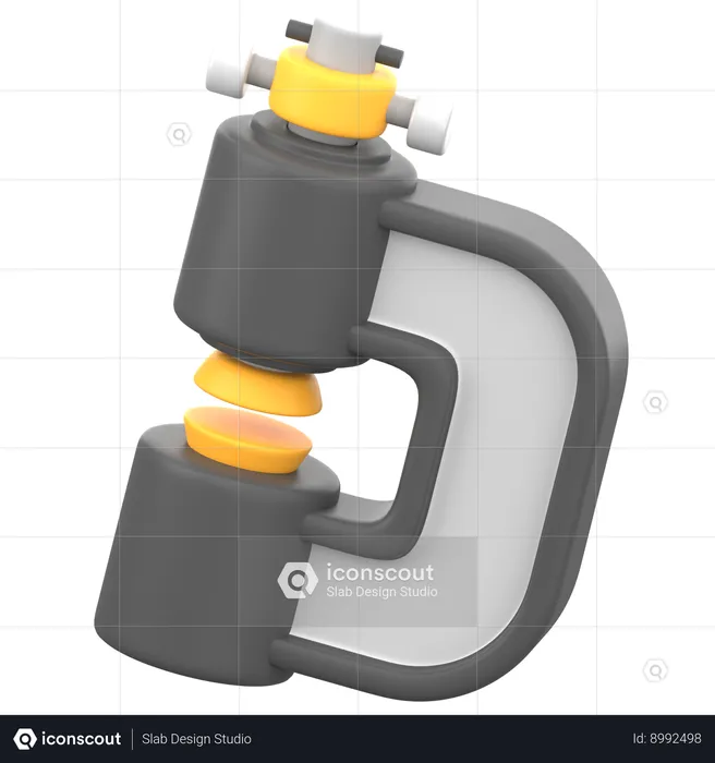 Clamp Machine  3D Icon