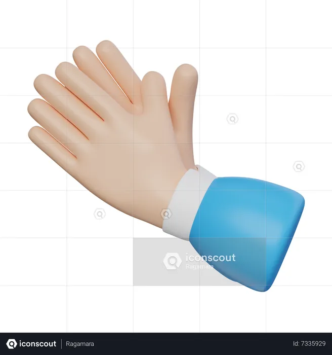 Clap Hand Gesture Gesture  3D Icon
